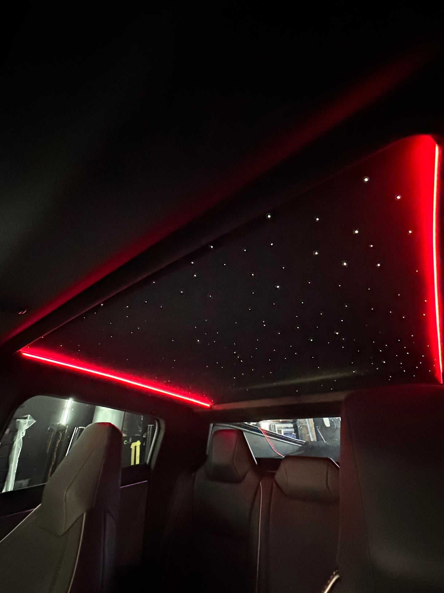 Cybertruck Star Light Retractable Sunshade