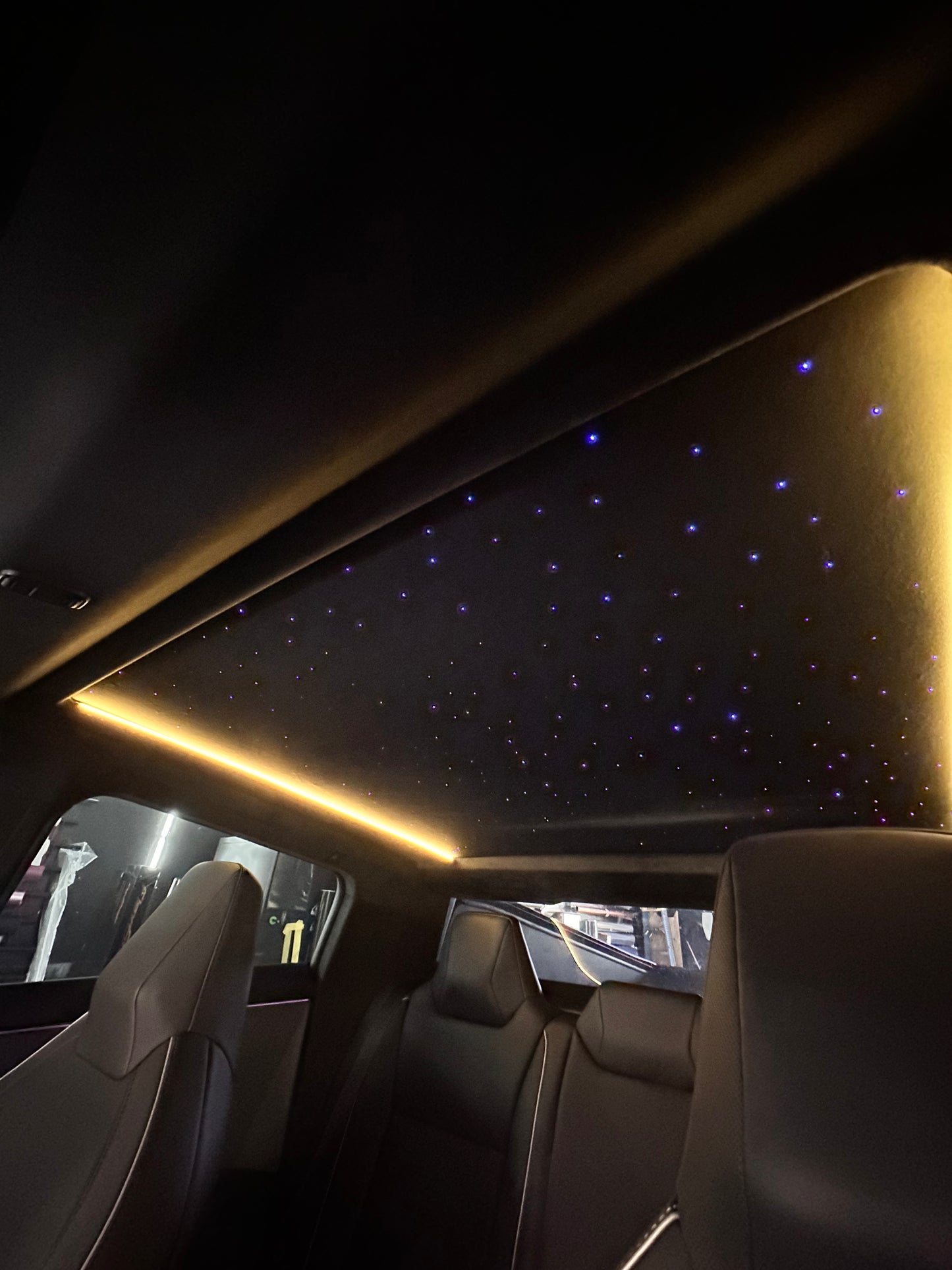 Cybertruck Star Light Retractable Sunshade
