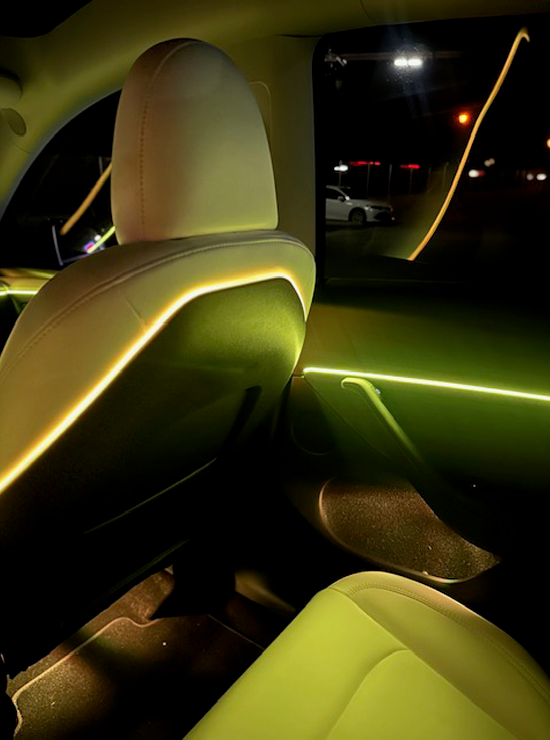 2021-2023 Tesla Model Y and 3 Ambient Lights